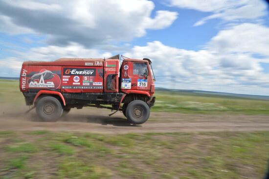 Motor racing. 2017 Silk Way Rally. Chelyabinsk Region