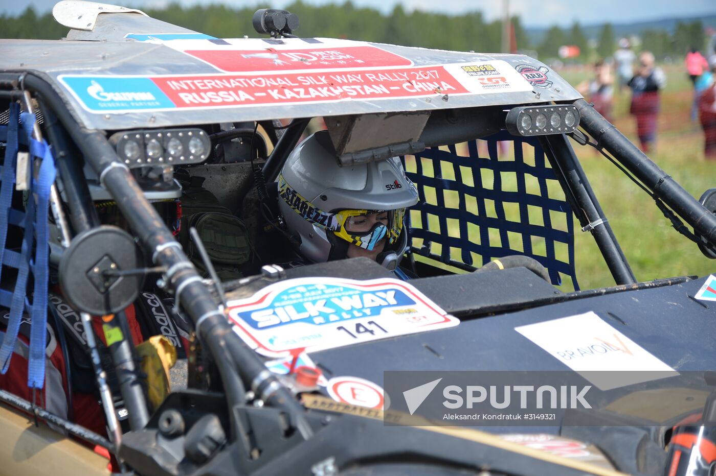 Motor racing. 2017 Silk Way Rally. Chelyabinsk Region