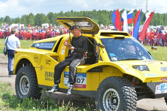 Motor racing. 2017 Silk Way Rally. Chelyabinsk Region