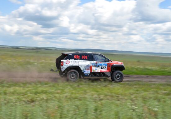 Motor racing. 2017 Silk Way Rally. Chelyabinsk Region