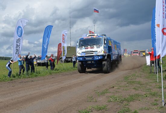 Motor racing. 2017 Silk Way Rally. Chelyabinsk Region