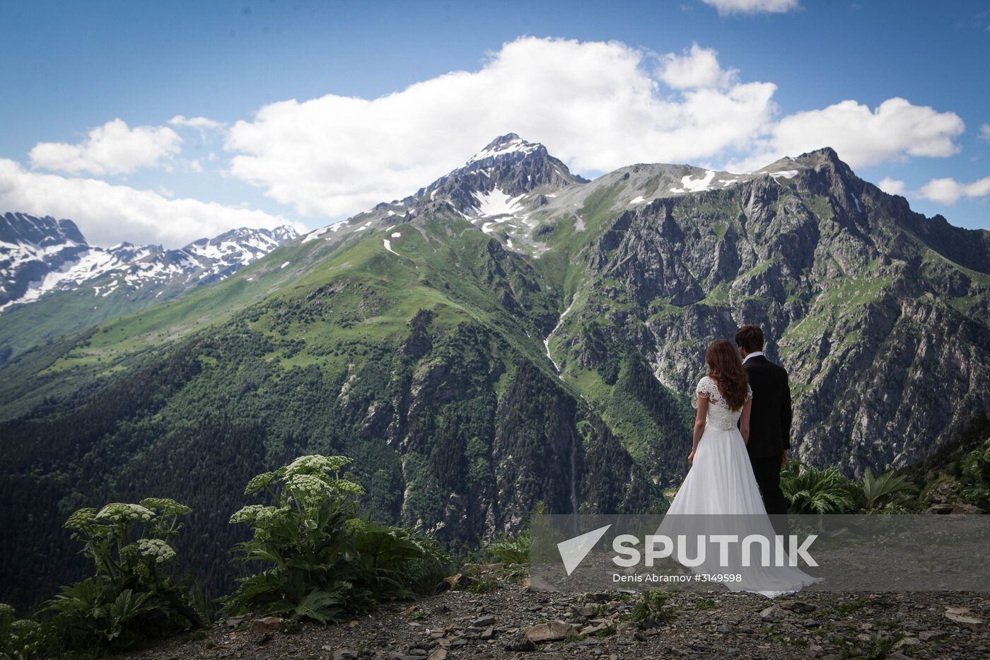 All-season alpine skiing resort Dombai