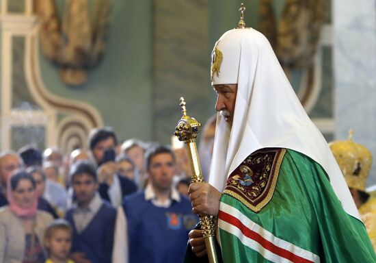 Patriarch Kirill of Moscow and All Russia visits St. Petersburg