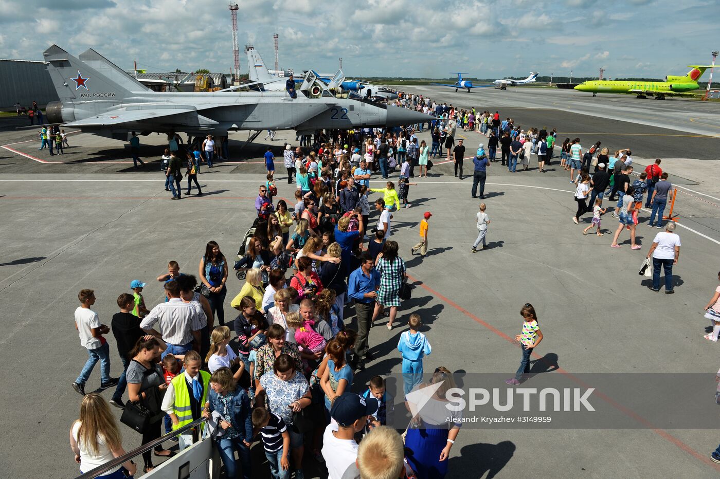 Tolmachevo Airport in Novosibirsk