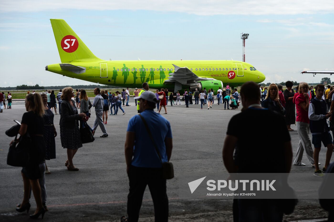 Tolmachevo Airport in Novosibirsk