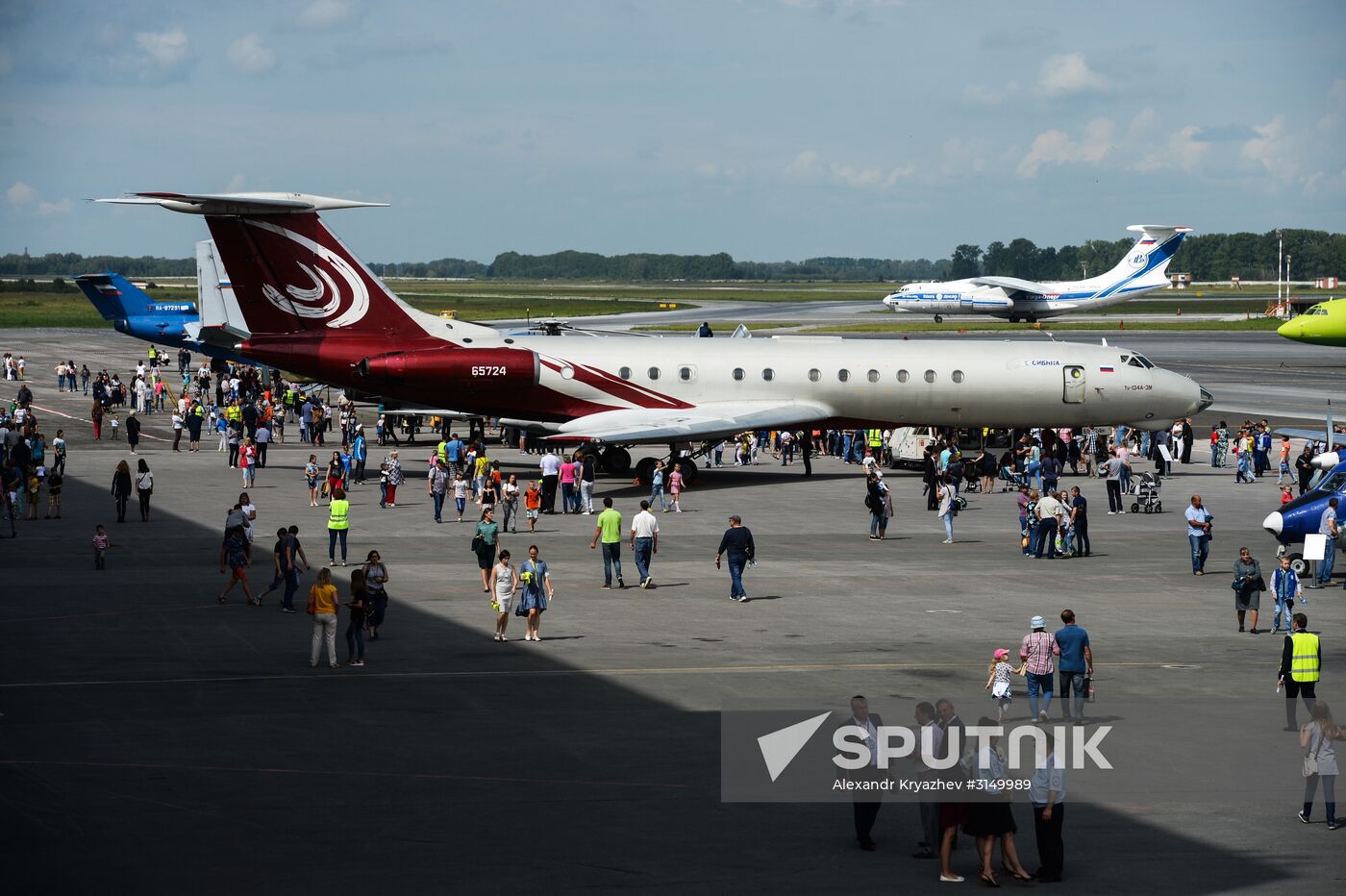 Tolmachevo Airport in Novosibirsk