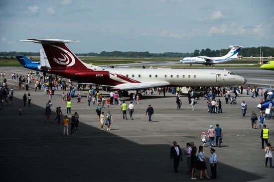 Tolmachevo Airport in Novosibirsk