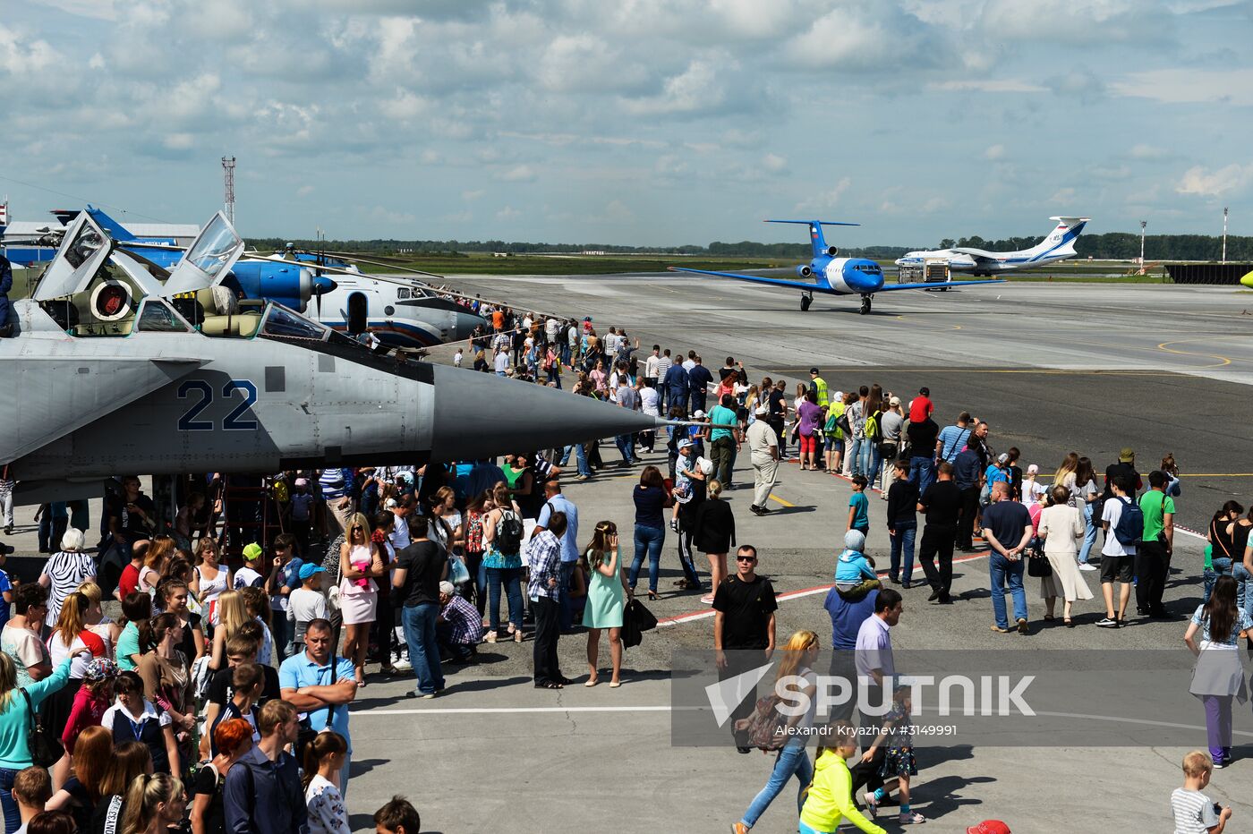 Tolmachevo Airport in Novosibirsk