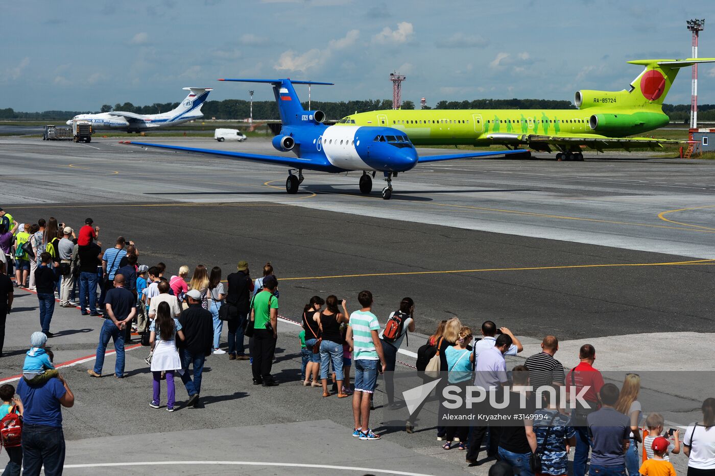 Tolmachevo Airport in Novosibirsk