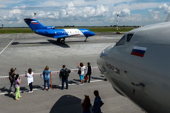 Tolmachevo Airport in Novosibirsk