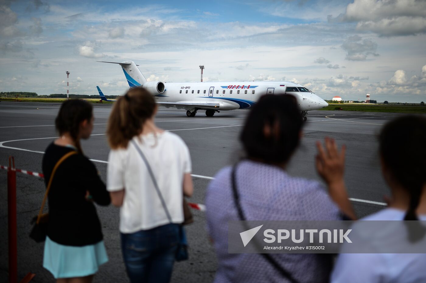 Tolmachevo Airport in Novosibirsk