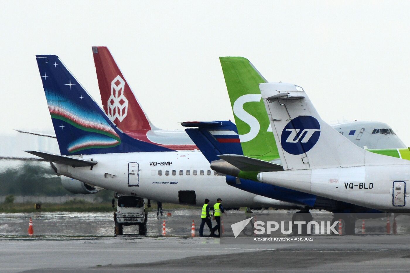 Tolmachevo Airport in Novosibirsk