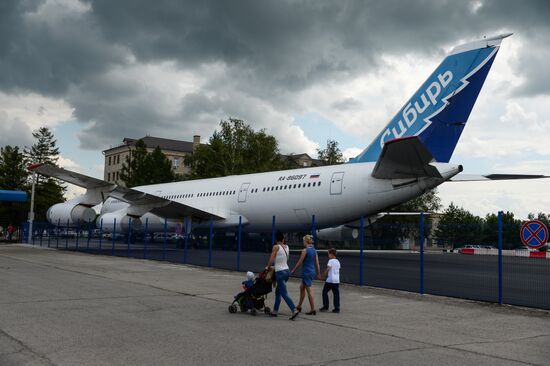 Tolmachevo Airport in Novosibirsk