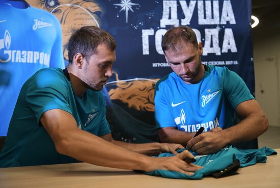 Presentation of new uniform of FC Zenit