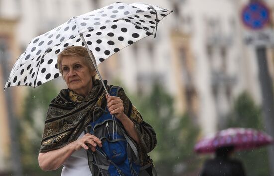 Rain in Moscow