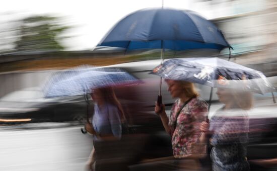 Rain in Moscow