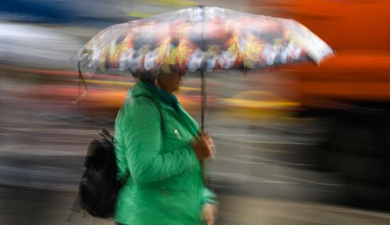 Rain in Moscow