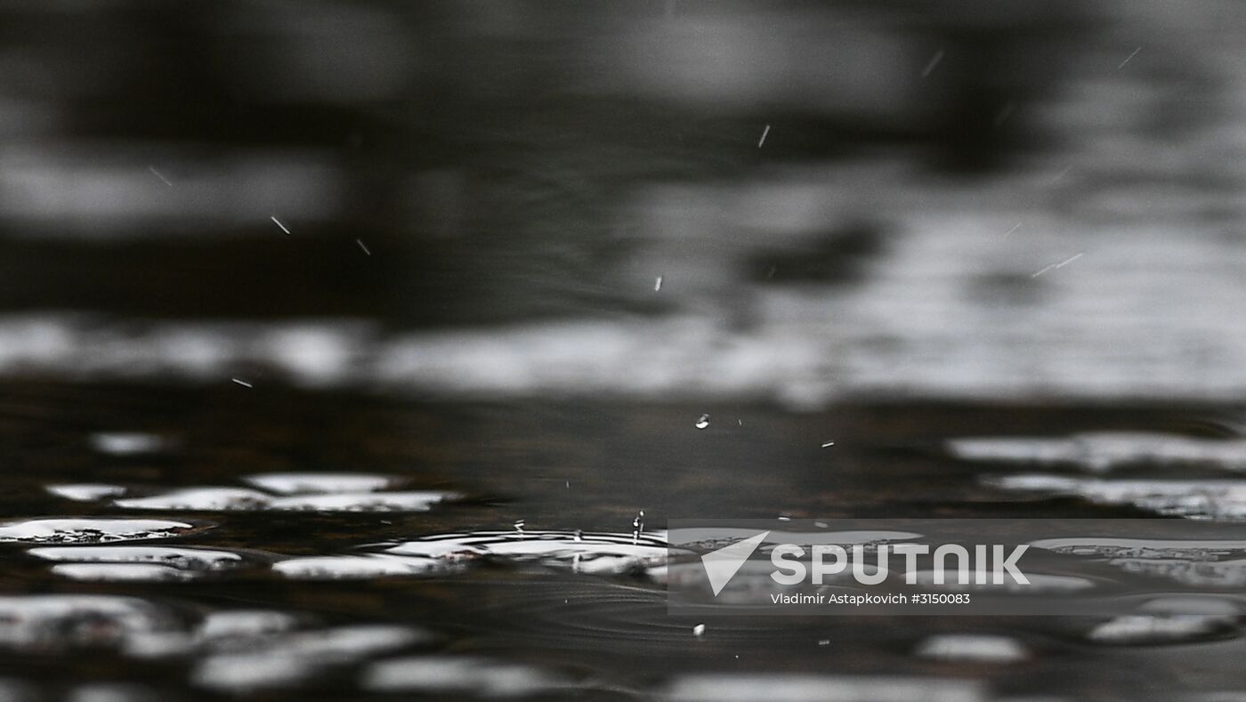 Rain in Moscow