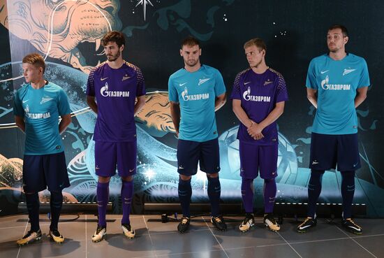 Presentation of new uniform of FC Zenit