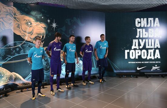 Presentation of new uniform of FC Zenit