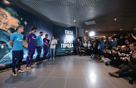 Presentation of new uniform of FC Zenit