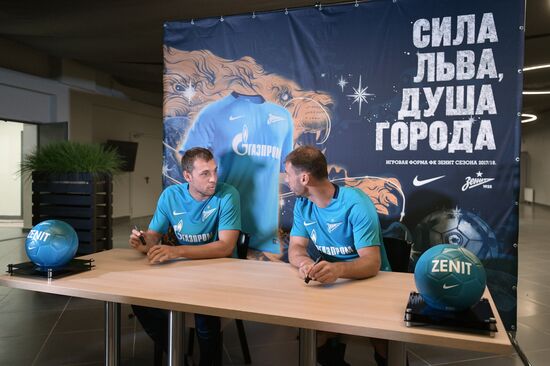 Presentation of new uniform of FC Zenit