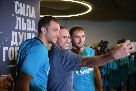 Presentation of new uniform of FC Zenit
