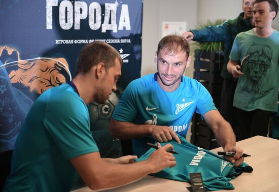Presentation of new uniform of FC Zenit