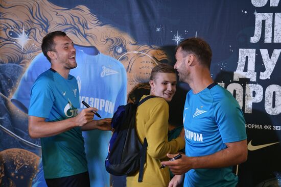 Presentation of new uniform of FC Zenit