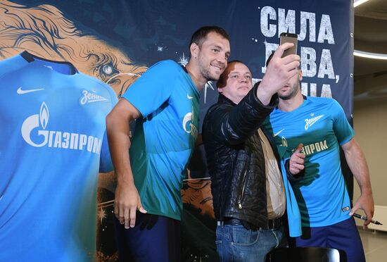 Presentation of new uniform of FC Zenit