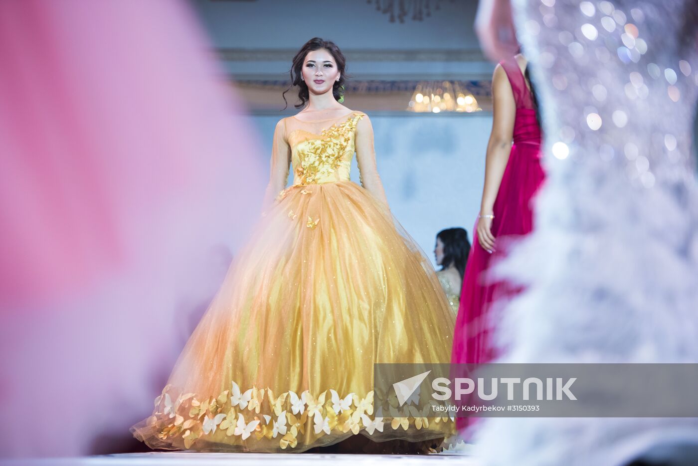 Beauty of Kyrgyzstan beauty pageant in Bishkek