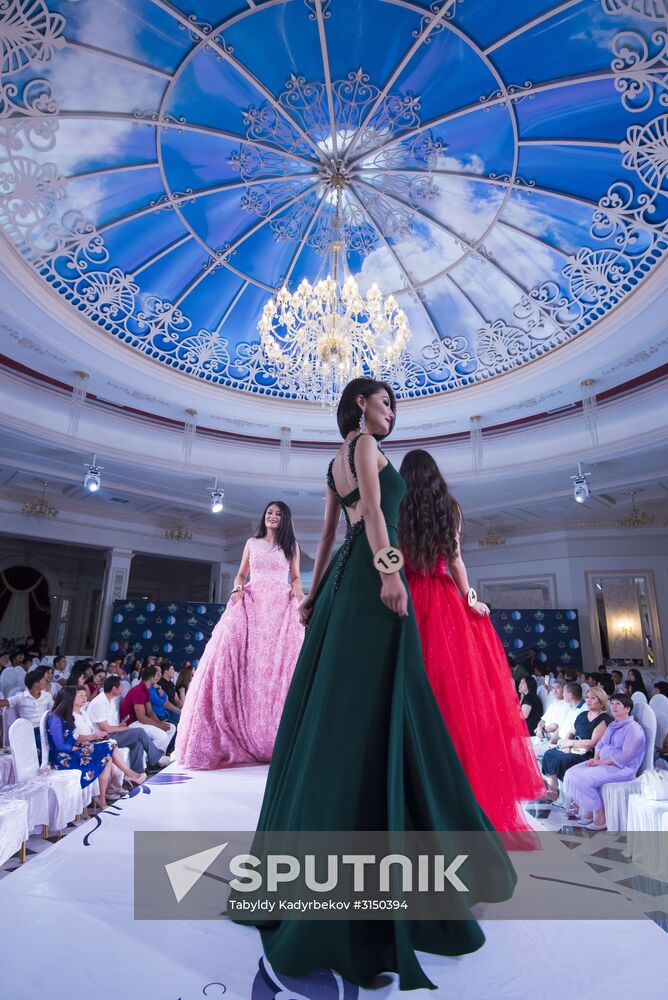 Beauty of Kyrgyzstan beauty pageant in Bishkek