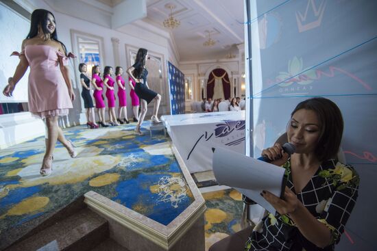 Beauty of Kyrgyzstan beauty pageant in Bishkek