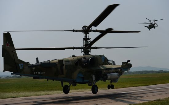 Tactical flight training in Primorye Territory