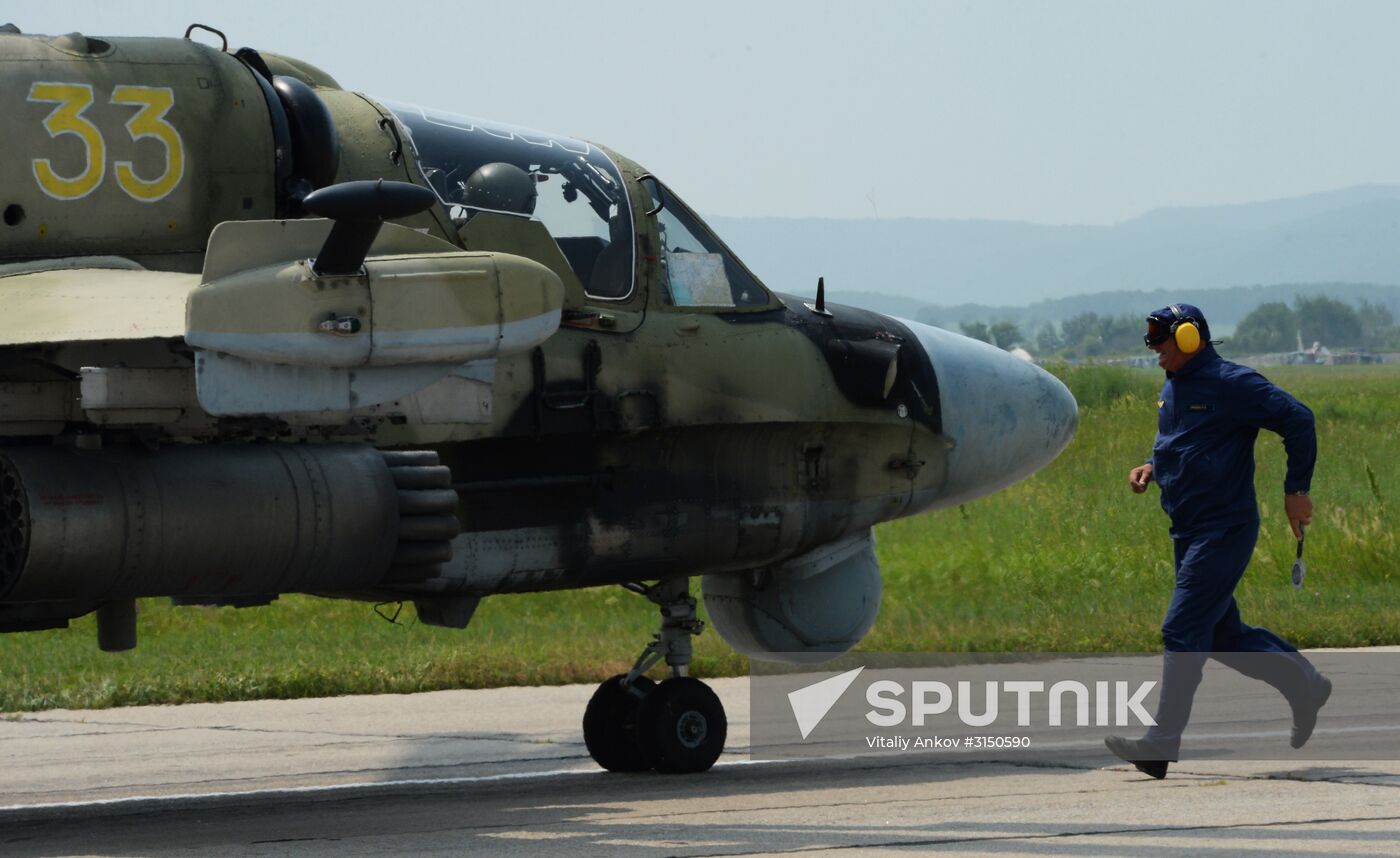 Tactical flight training in Primorye Territory