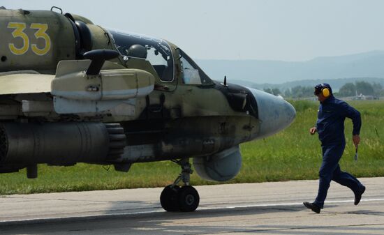 Tactical flight training in Primorye Territory