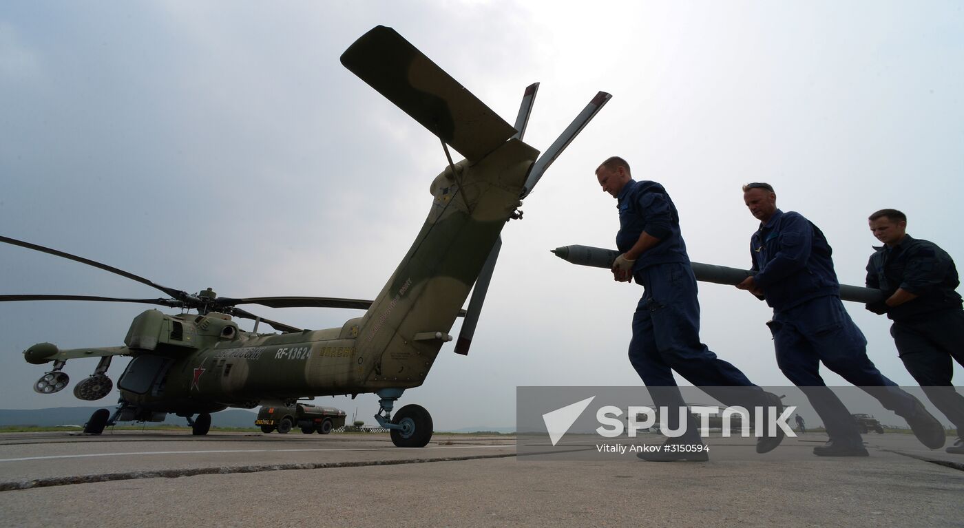 Tactical flight training in Primorye Territory