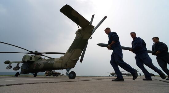 Tactical flight training in Primorye Territory