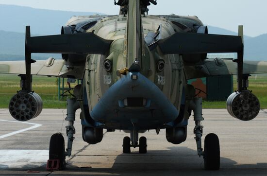 Tactical flight training in Primorye Territory