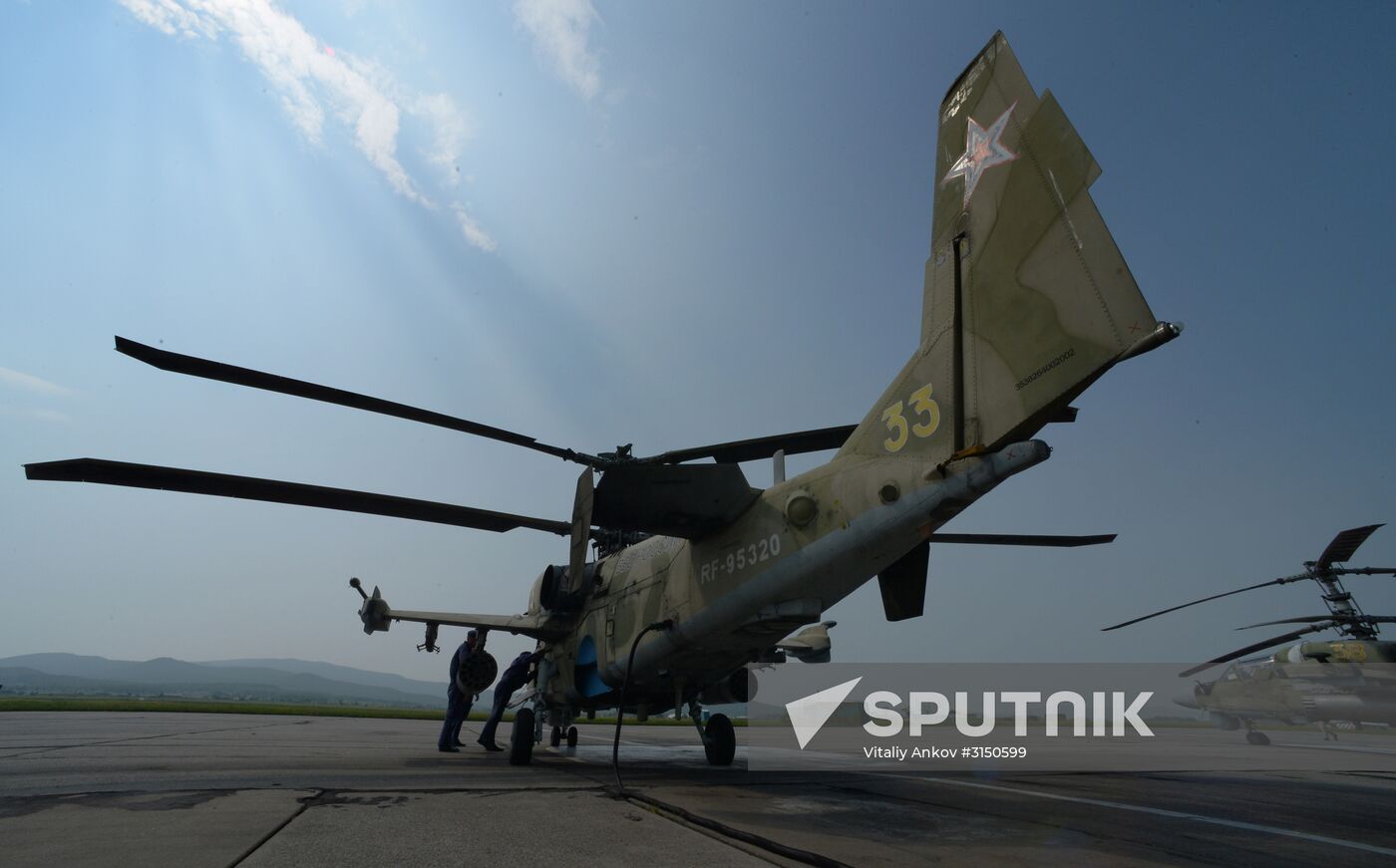 Tactical flight training in Primorye Territory