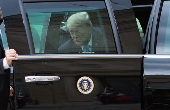 US President Donald Trump's visit to Paris