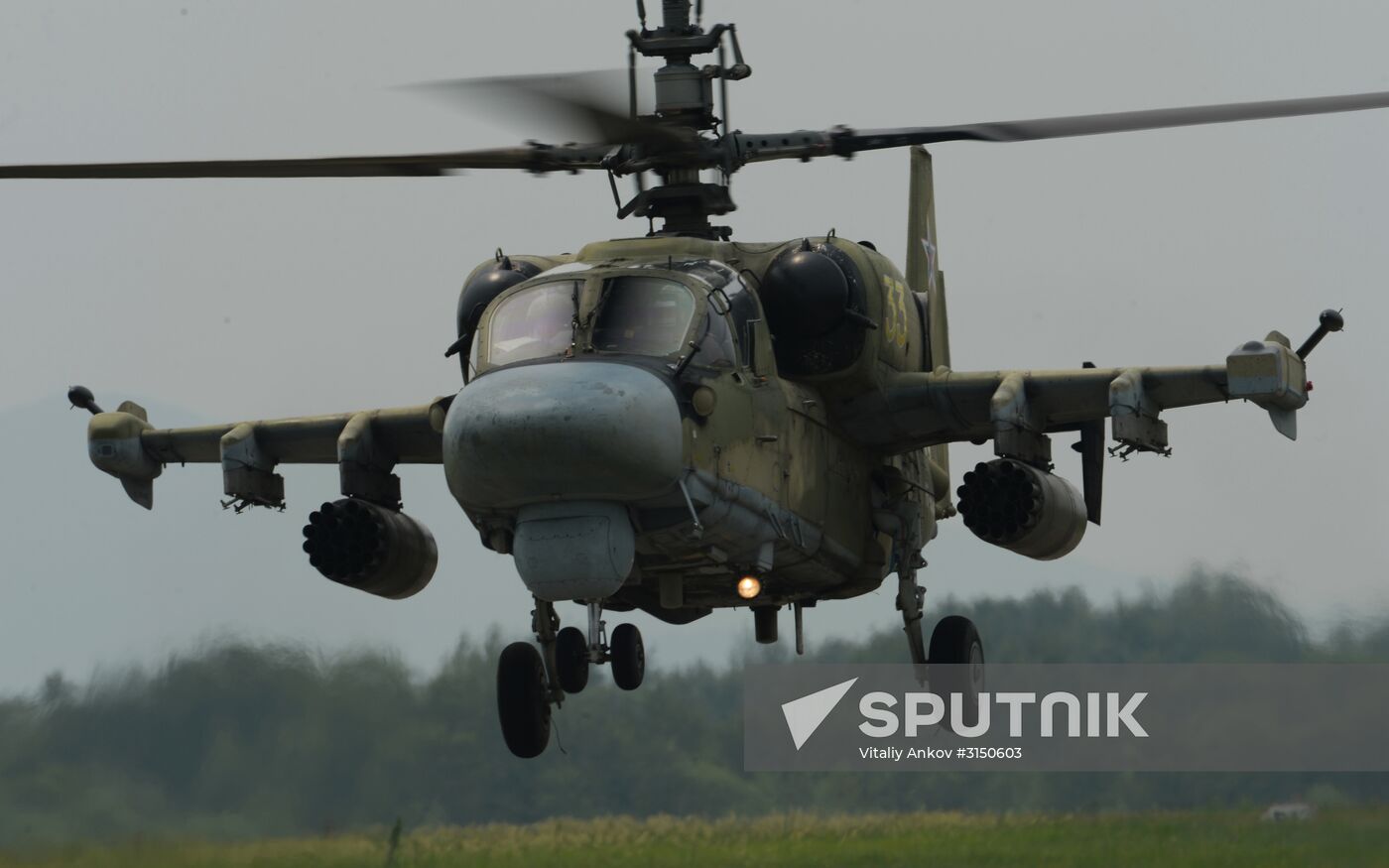 Tactical flight training in Primorye Territory
