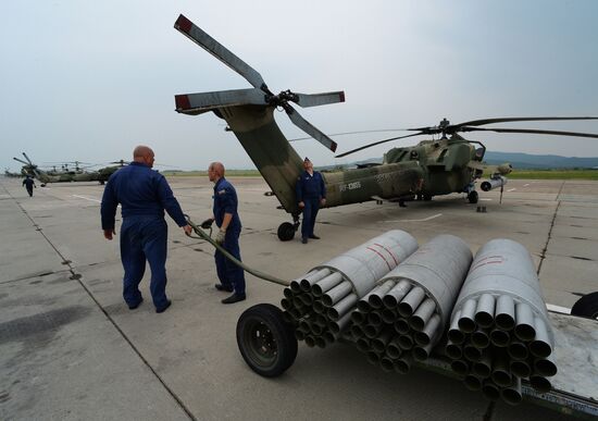 Tactical flight training in Primorye Territory