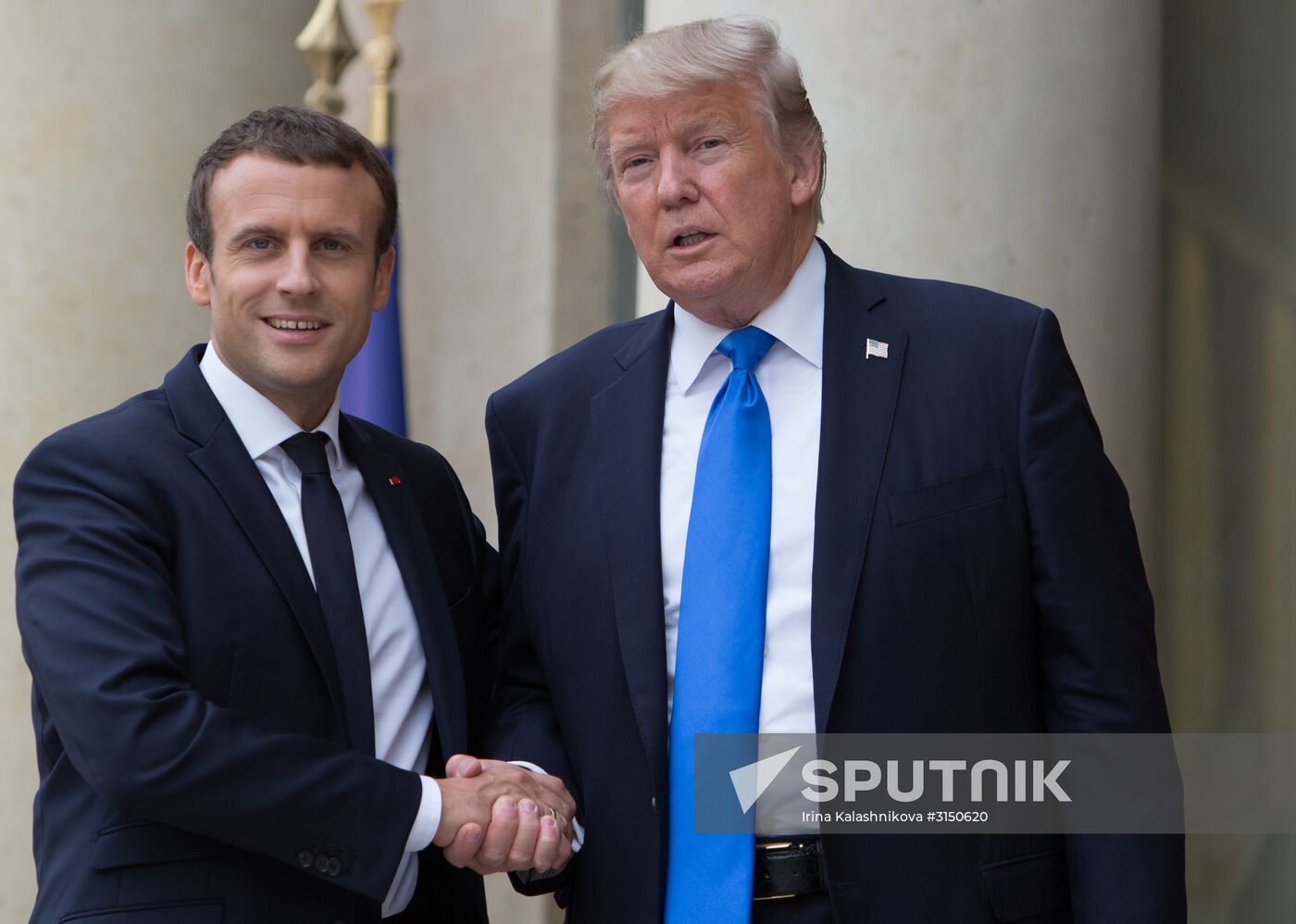 US President Donald Trump's visit to Paris