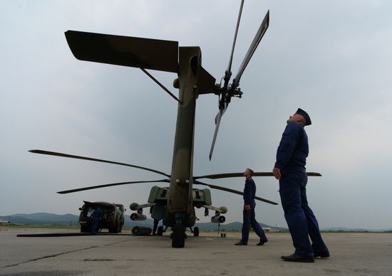 Tactical flight training in Primorye Territory