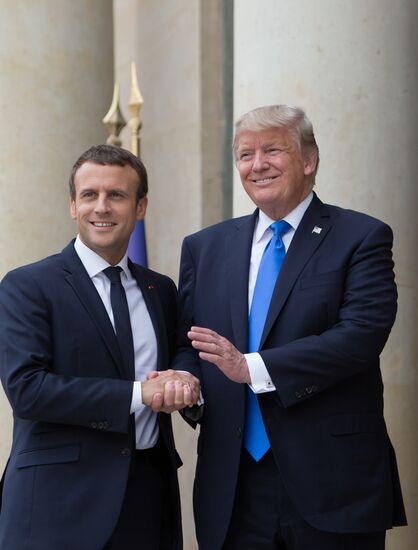 US President Donald Trump's visit to Paris