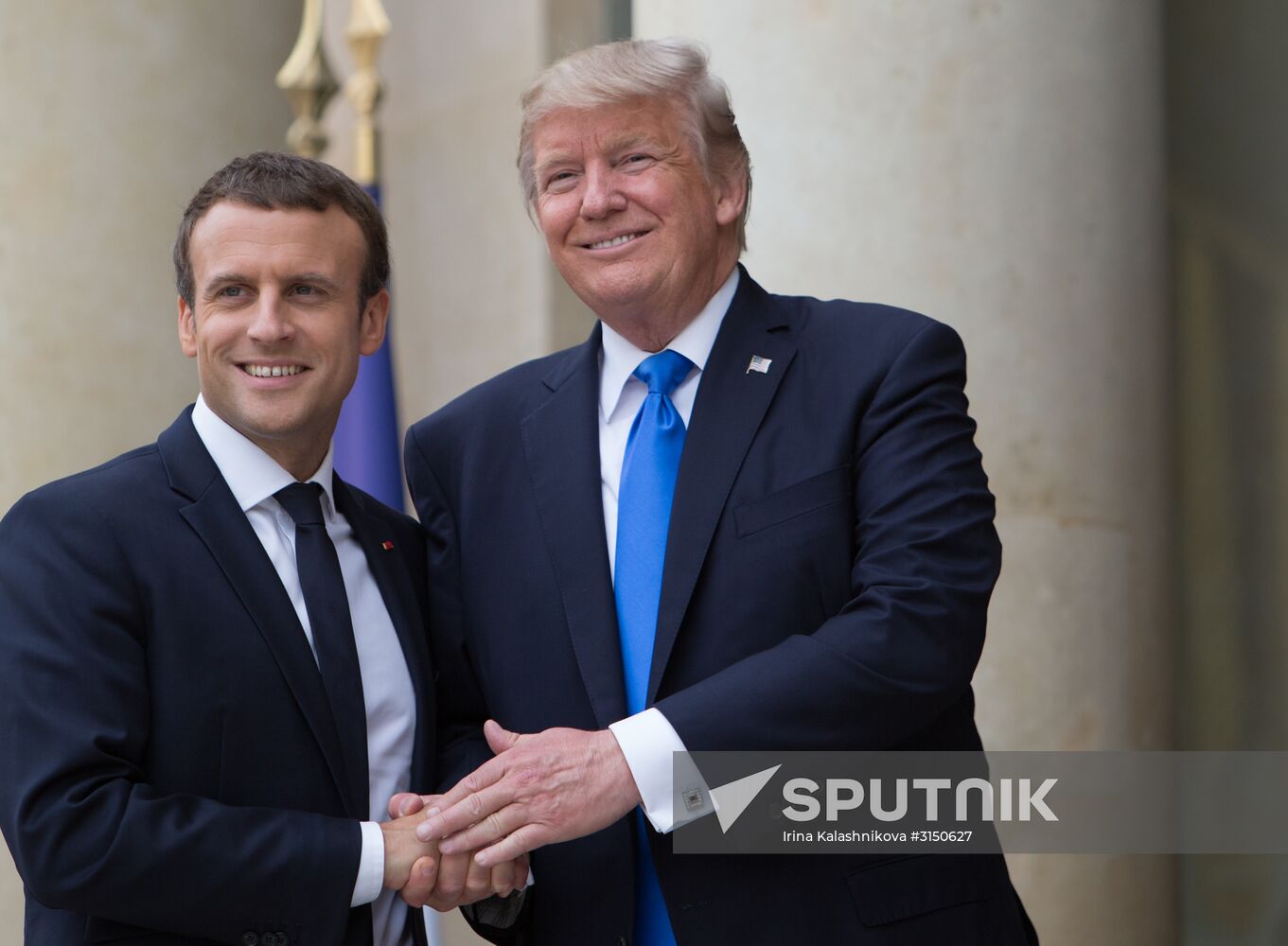 US President Donald Trump's visit to Paris