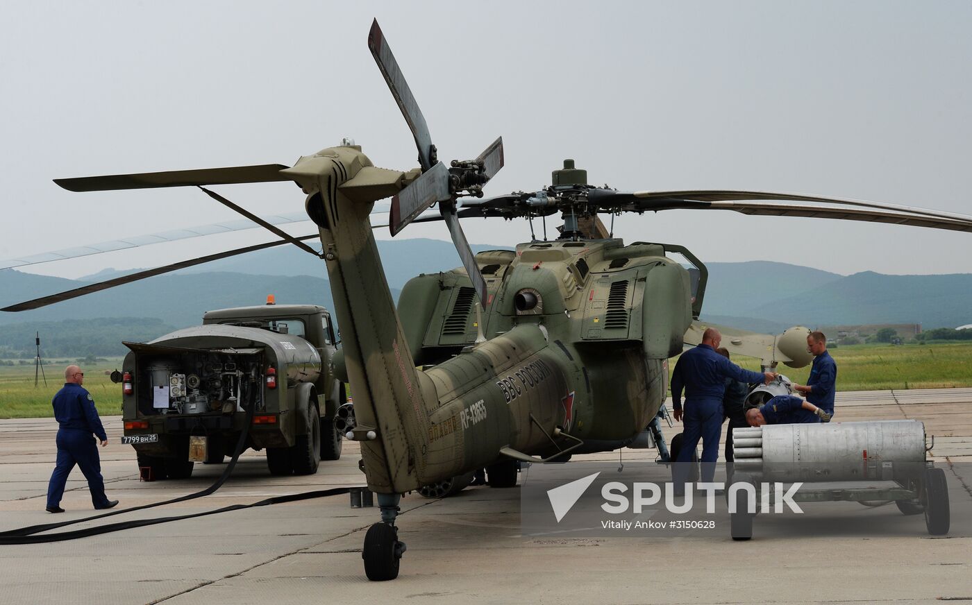 Tactical flight training in Primorye Territory