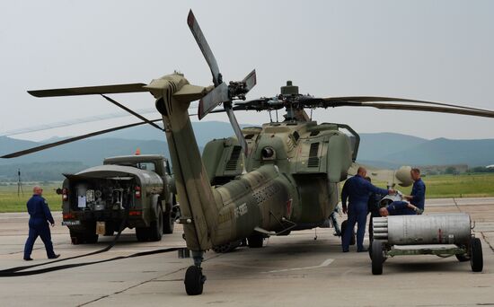 Tactical flight training in Primorye Territory