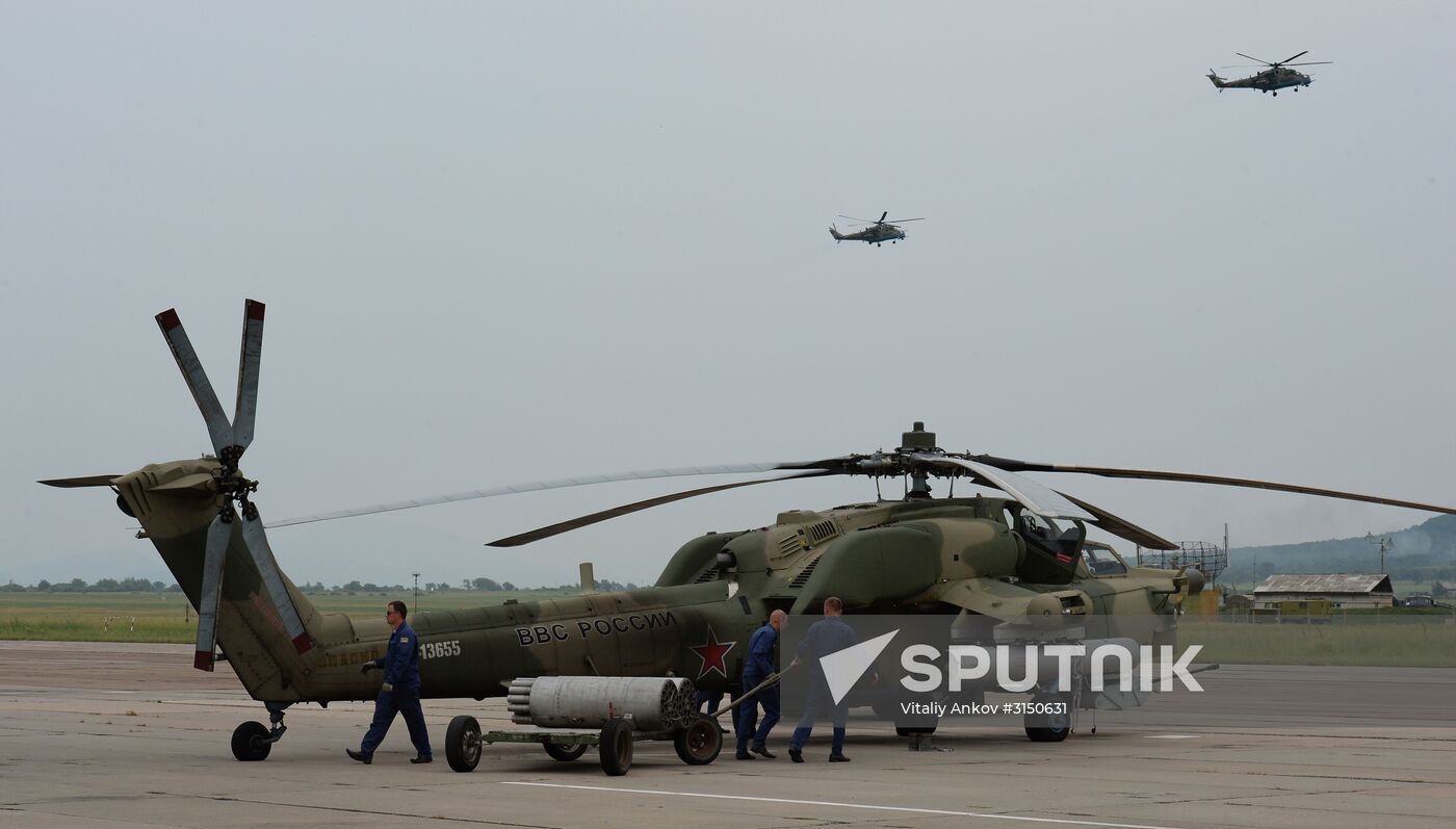 Tactical flight training in Primorye Territory